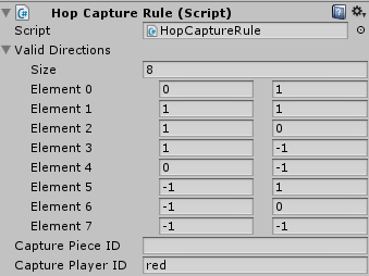Setting the hop capture rule script