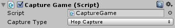 Setting the capture game script